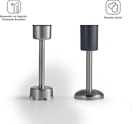 Jumbo x Homend Artfood 1925H El Blender Set Antrasit